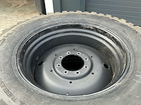 Set 4 nokian hakkapeliitta tri tractorbanden met stalen velgen – 480/80 r34 + 400/80 r24 - afbeelding 17 van  17