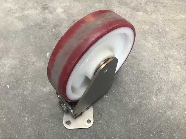 Set (4 stuks) zwenk- en bokwielen ø 20 cm - afbeelding 3 van  7