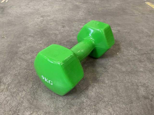 Set á 2 stuks 9kg dumbells - afbeelding 1 van  2