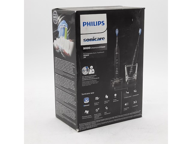 Set a 2x elektrische tandenborstel, phillips, sonicare 9000 diamond clean - afbeelding 3 van  3