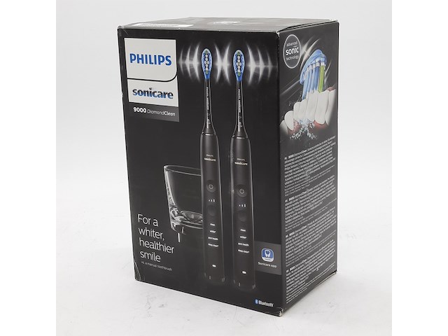 Set a 2x elektrische tandenborstel, phillips, sonicare 9000 diamond clean - afbeelding 3 van  4