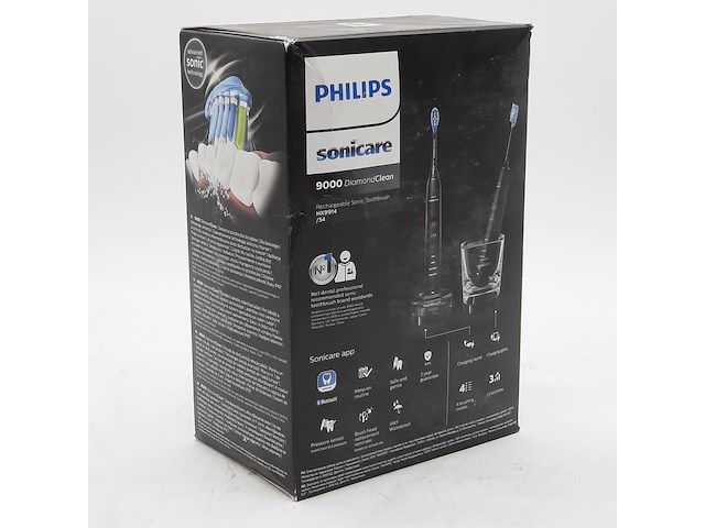 Set a 2x elektrische tandenborstel, phillips, sonicare 9000 diamond clean - afbeelding 4 van  4