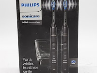 Set a 2x elektrische tandenborstel, phillips, sonicare 9000 diamond clean - afbeelding 1 van  3