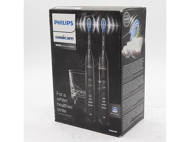 Set a 2x elektrische tandenborstel, phillips, sonicare 9000 diamond clean - afbeelding 2 van  3