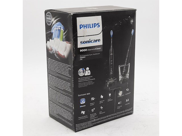 Set a 2x elektrische tandenborstel, phillips, sonicare 9000 diamond clean - afbeelding 3 van  3