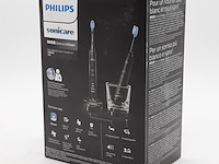 Set a 2x elektrische tandenborstel, phillips, sonicare 9000 diamond clean - afbeelding 2 van  4
