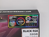 Set a 2x geheugenkaart, patriot, viper rgb ddr4, 2x 16gb - afbeelding 2 van  4