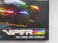Set a 2x geheugenkaart, patriot, viper rgb ddr4, 2x 16gb - afbeelding 3 van  4