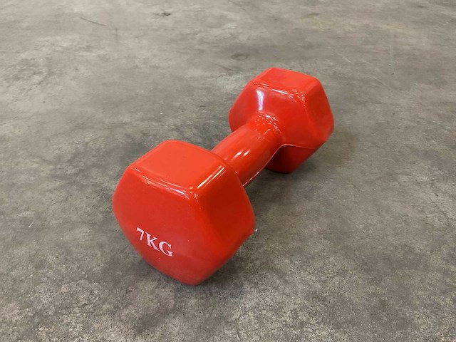 Set á 4 stuks 7kg dumbells - afbeelding 1 van  2