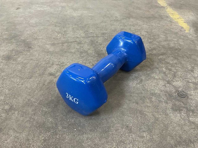 Set á 8 stuks 3kg dumbells - afbeelding 1 van  2