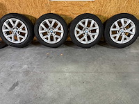Set bmw aluminium velgen met winterbanden - afbeelding 1 van  4
