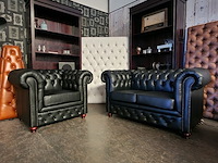 Set chesterfield, brighton, zwart - afbeelding 2 van  6