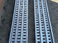 Set demo oprijplaten, grijs / chroom - afbeelding 2 van  6