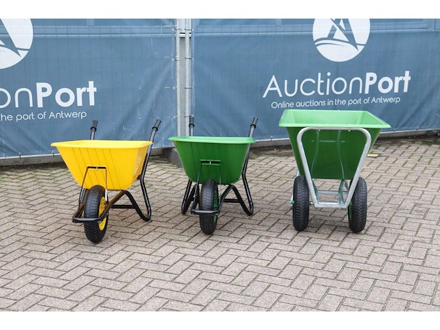 Set diverse kruiwagens nieuw - afbeelding 1 van  1