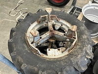 Set firestone dubbelucht band en velg voor ferrari tractor 6,50-16 (8x) - afbeelding 2 van  12