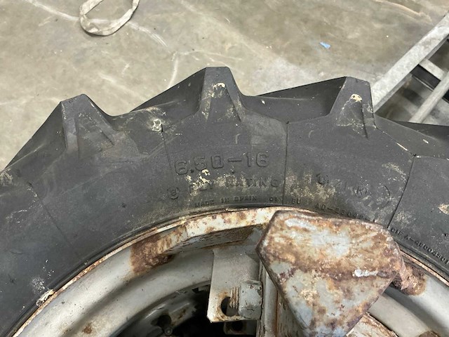 Set firestone dubbelucht band en velg voor ferrari tractor 6,50-16 (8x) - afbeelding 3 van  12