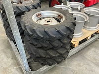 Set firestone dubbelucht band en velg voor ferrari tractor 6,50-16 (8x) - afbeelding 5 van  8