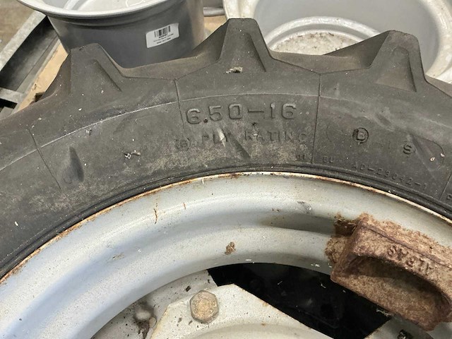 Set firestone dubbelucht band en velg voor ferrari tractor 6,50-16 (8x) - afbeelding 7 van  8
