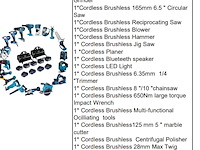 Set gereedschap blauw, 2026 - afbeelding 1 van  1