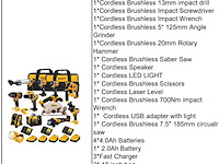 Set gereedschap geel, 2026 - afbeelding 1 van  1