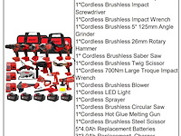 Set gereedschap rood, 2026