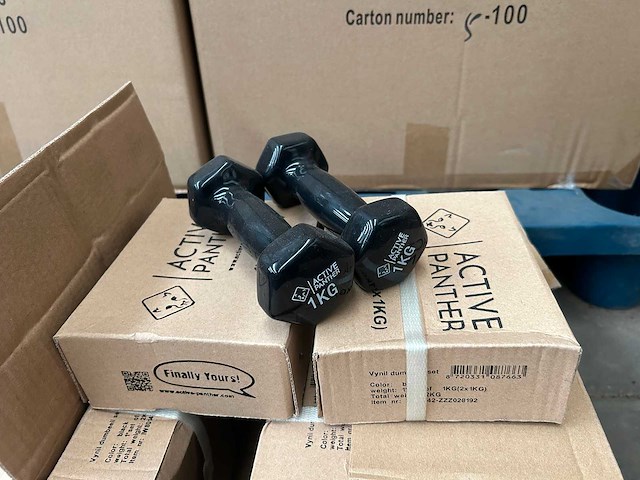 Set gewichten 2 x 1 kg (20x) - afbeelding 1 van  3