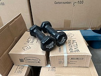 Set gewichten 2 x 1 kg (20x) - afbeelding 1 van  3