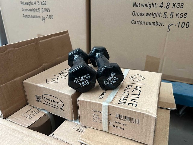 Set gewichten 2 x 1 kg (20x) - afbeelding 2 van  3