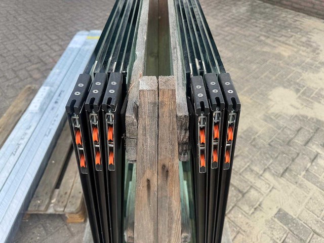 Set glaspanelen - 102cm x 210cm helder (4x3) - afbeelding 6 van  11