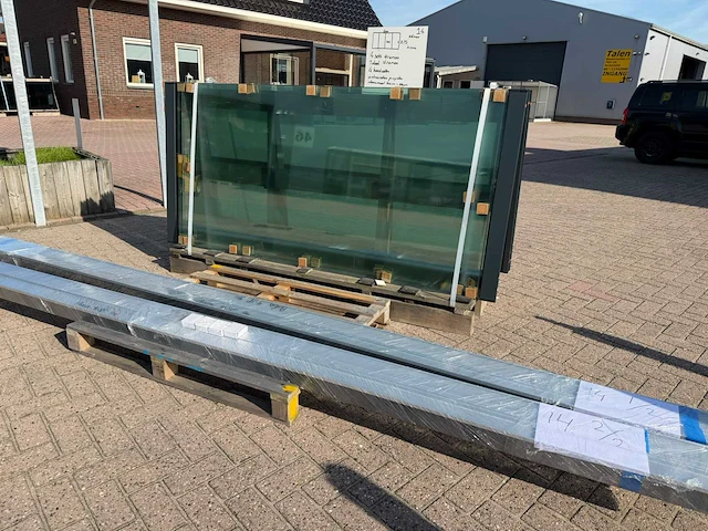 Set glaspanelen - 102cm x 215cm helder (4x4) - afbeelding 5 van  11