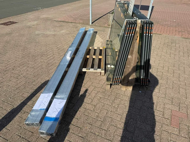 Set glaspanelen - 102cm x 215cm helder (4x4) - afbeelding 7 van  11