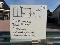 Set glaspanelen - 102cm x 215cm helder (4x4) - afbeelding 10 van  11