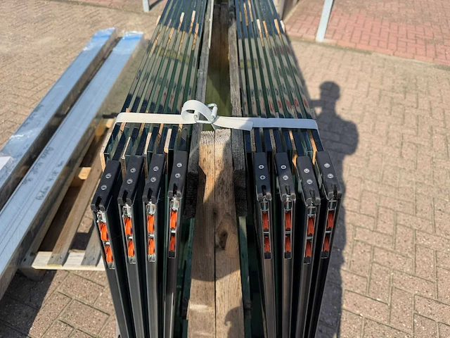 Set glaspanelen - 102cm x 215cm helder (4x4) - afbeelding 9 van  11
