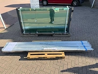 Set glaspanelen - 102cm x 215cm helder (6x3) - afbeelding 9 van  11