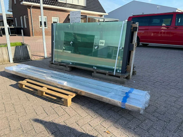 Set glaspanelen - 102cm x 215cm helder (6x3) - afbeelding 5 van  11