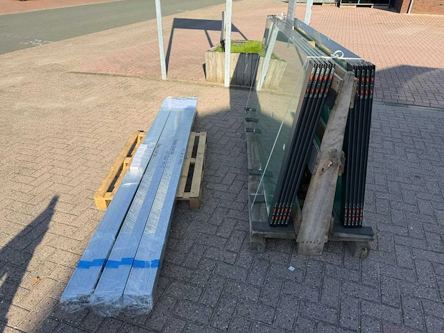 Set glaspanelen - 102cm x 215cm helder (6x3) - afbeelding 7 van  11