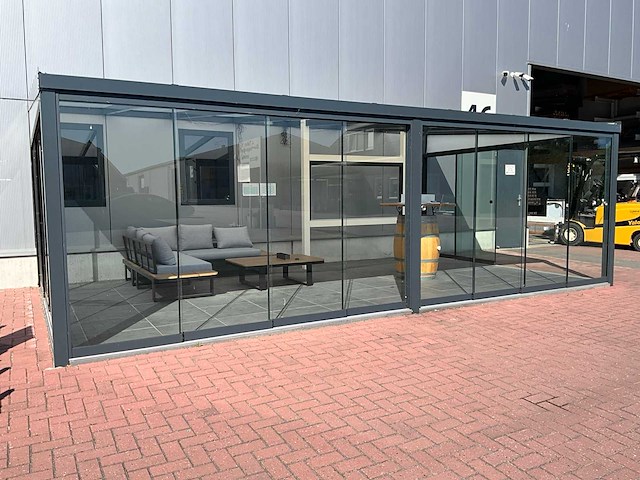 Set glaspanelen - 102cm x 215cm helder (8x3) - afbeelding 4 van  11
