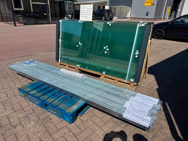 Set glaspanelen - 102cm x 215cm helder (8x3) - afbeelding 5 van  11