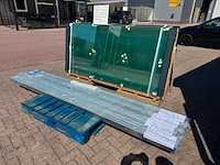 Set glaspanelen - 102cm x 215cm helder (8x3) - afbeelding 5 van  11
