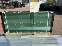 Set glaspanelen - 102cm x 235cm helder (8x3) - afbeelding 9 van  11