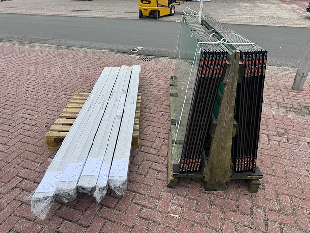 Set glaspanelen - 102cm x 235cm helder (9x3) - afbeelding 5 van  10