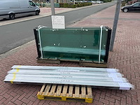 Set glaspanelen - 102cm x 235cm helder (9x3) - afbeelding 3 van  9