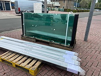 Set glaspanelen - 102cm x 235cm helder (9x3) - afbeelding 4 van  9