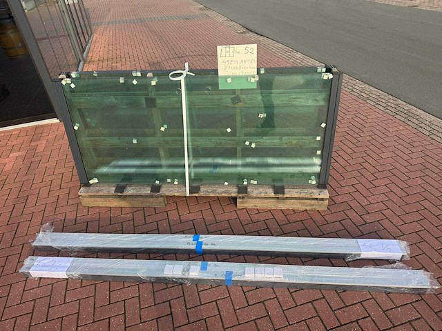 Set glaspanelen - 102x240 helder (4x3) - afbeelding 7 van  10