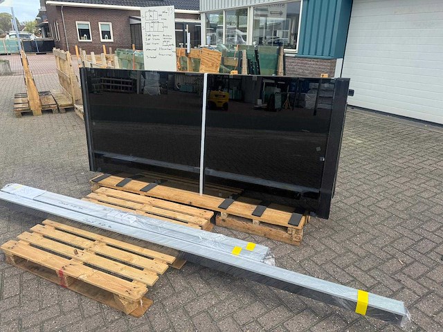 Set glaspanelen - 82 & 102 cm x 235cm getint (2x3) & (1x4) - afbeelding 3 van  10