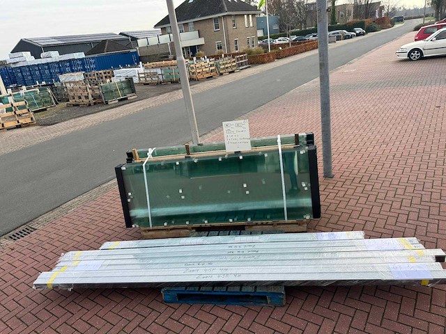 Set glaspanelen - 82,86 & 94x255 helder (4x4), (2x4) & (2x3) - afbeelding 7 van  10