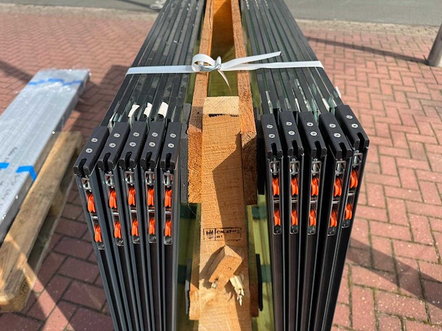 Set glaspanelen - 82cm x 220cm helder (2x3) - afbeelding 8 van  11