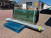 Set glaspanelen - 82cm x 220cm helder (4x3) - afbeelding 5 van  11