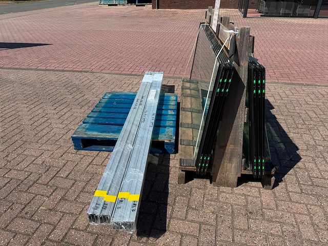 Set glaspanelen - 82cm x 220cm helder (4x3) - afbeelding 7 van  11