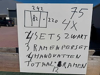 Set glaspanelen - 82cm x 220cm helder (4x3) - afbeelding 10 van  11